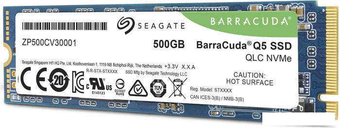 SSD Seagate BarraCuda Q5 500GB ZP500CV3A001 - фото