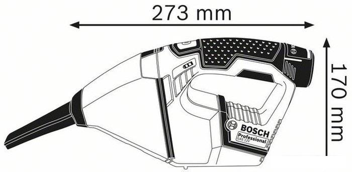 Пылесос Bosch GAS 12V Professional 0 601 9E3 000 (без аккумулятора) - фото