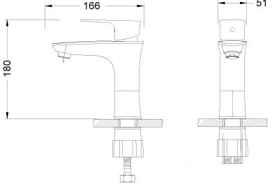 Смеситель Lemark Nero LM0206C - фото