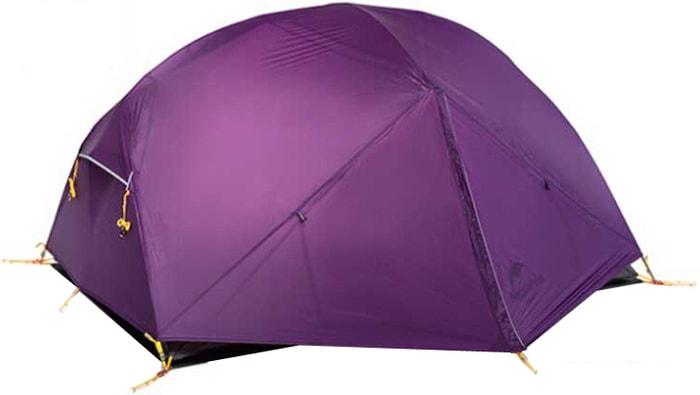 Треккинговая палатка Naturehike Mongar Ultralight 2 NH17T007-M (фиолетовый) - фото