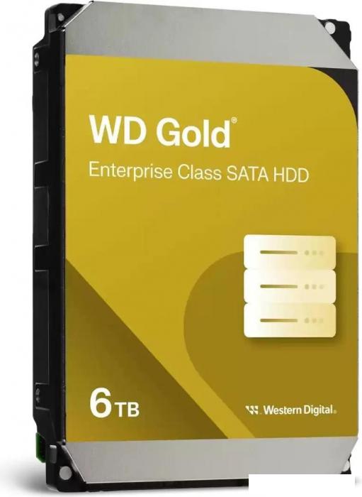 Жесткий диск WD Gold 6TB WD6004FRYZ - фото