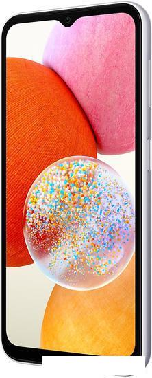 Смартфон Samsung Galaxy A14 SM-A145F/DSN 4GB/64GB (серебристый) - фото