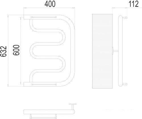 Полотенцесушитель TERMINUS Фокстрот 1