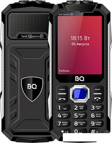 Мобильный телефон BQ-Mobile BQ-2817 Tank Quattro Power (черный) - фото