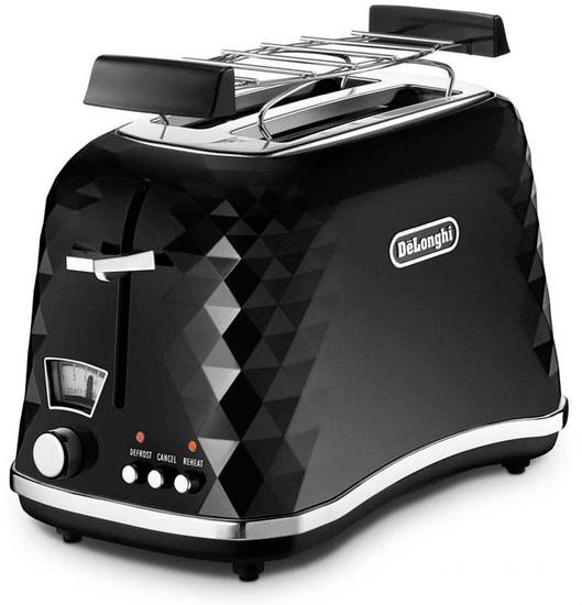 Тостер DeLonghi Brillante CTJ 2103.BK - фото