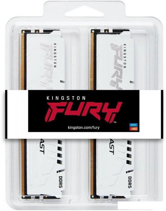 Оперативная память Kingston FURY Beast 2x32ГБ DDR5 5600 МГц KF556C40BWK2-64 - фото