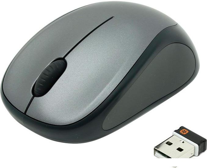 Мышь Logitech M235 Wireless Mouse (серый) [910-002201] - фото