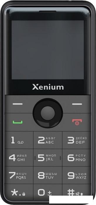 Кнопочный телефон Xenium X700 (черный) - фото