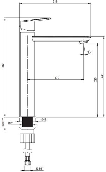 Смеситель Deante Arnika BQA N20N - фото