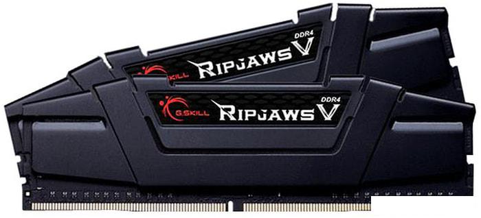 Оперативная память G.Skill Ripjaws V 2x32GB DDR4 PC4-21300 F4-3600C16D-64GVK - фото