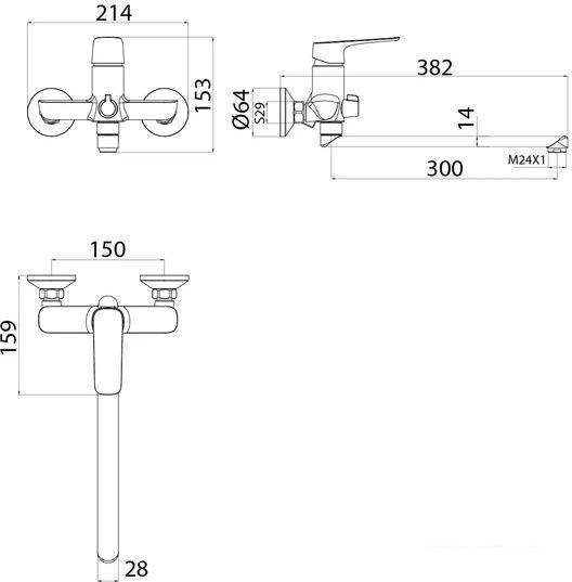 Смеситель IDDIS Sign SIGSBL2i10WA - фото