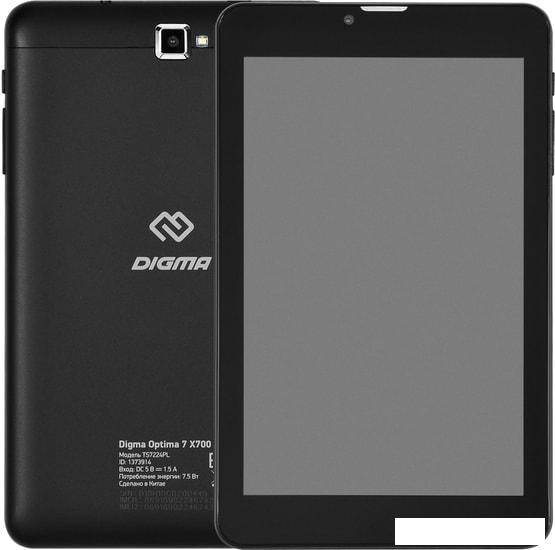 Планшет Digma Optima 7 X700 TS7224PL 4G (черный) - фото