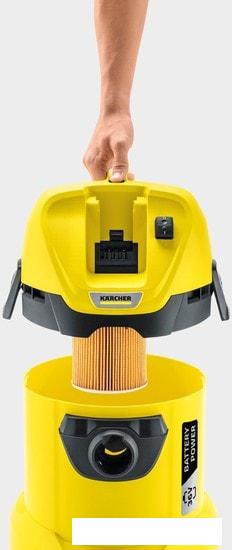 Пылесос Karcher WD 3 Battery 1.629-910.0 - фото