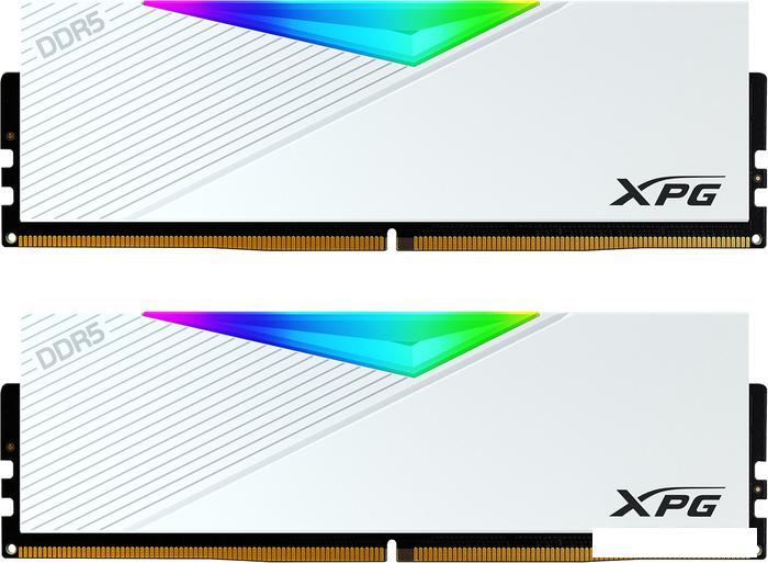 Оперативная память ADATA XPG Lancer RGB 2x16ГБ DDR5 6400МГц AX5U6400C3216G-DCLARWH - фото