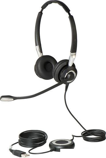 Наушники с микрофоном Jabra Biz 2400 II USB Mono BT [2496-829-209] - фото