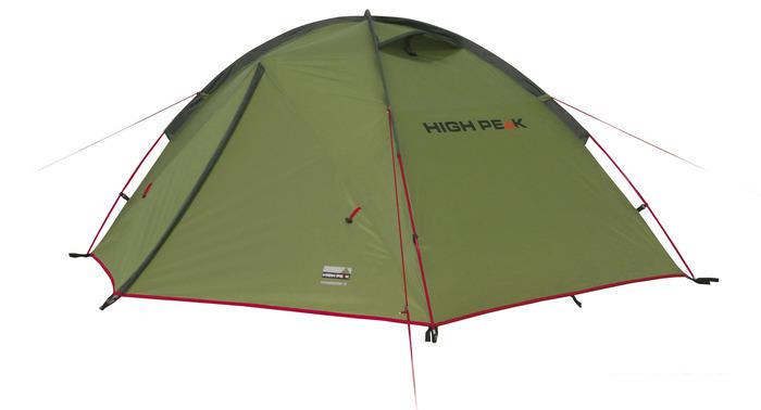 Треккинговая палатка High Peak Woodpecker 3 LW (зеленый) - фото