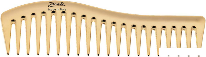 Расческа гребень Janeke Haircomb AU805 (золото) - фото