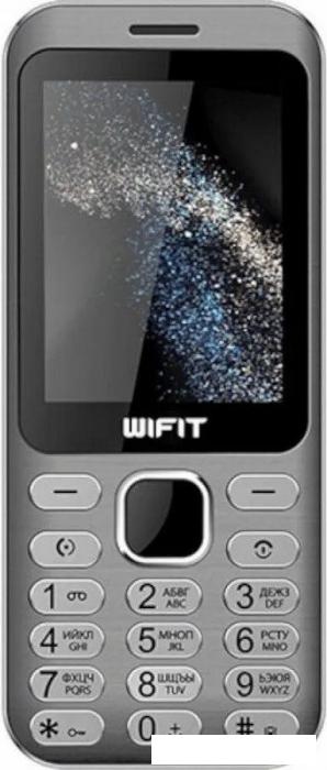 Кнопочный телефон Wifit Wiphone F2 (темно-серый) - фото