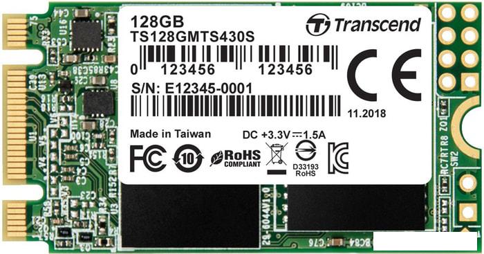 SSD Transcend 430S 128GB TS128GMTS430S - фото