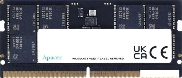 Оперативная память Apacer 32ГБ DDR5 SODIMM 5600 МГц FS.32G2C.PKH - фото