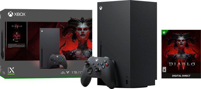 Игровая приставка Microsoft Xbox Series X + Diablo IV - фото