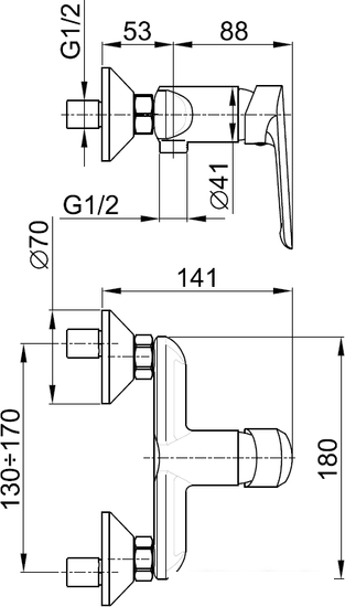 Смеситель Armatura Tanzanit 5026-010-00 - фото