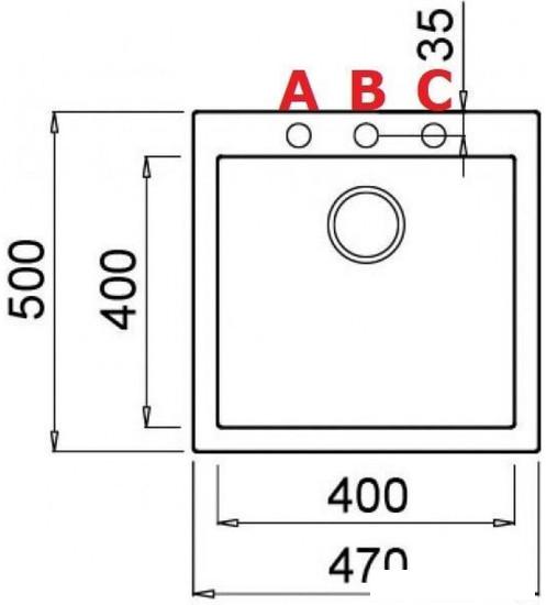 Кухонная мойка Elleci Quadra 102 Bianco G68 - фото