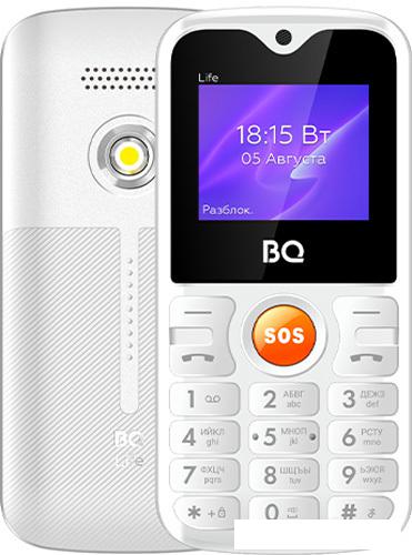 Кнопочный телефон BQ-Mobile BQ-1853 Life (белый) - фото