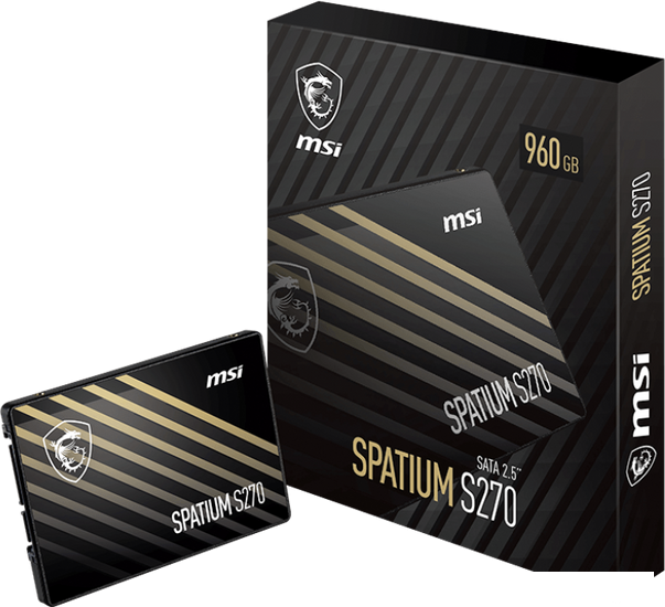 SSD MSI Spatium S270 960GB S78-440P130-P83 - фото