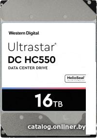 Жесткий диск WD Ultrastar DC HC550 16TB WUH721816ALE6L4 - фото