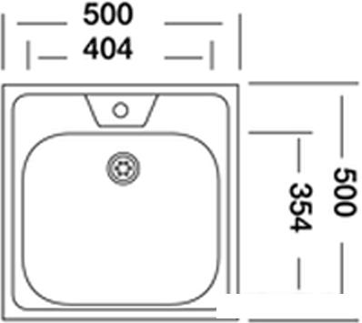 Кухонная мойка Kromevye N 207 - фото