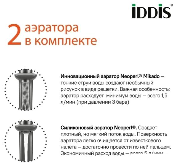 Смеситель IDDIS Slide SLIGMBTi01 - фото