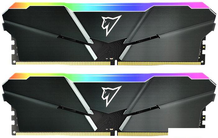 Оперативная память Netac Shadow RGB 2x8GB DDR4 PC4-25600 NTSRD4P32DP-16E - фото