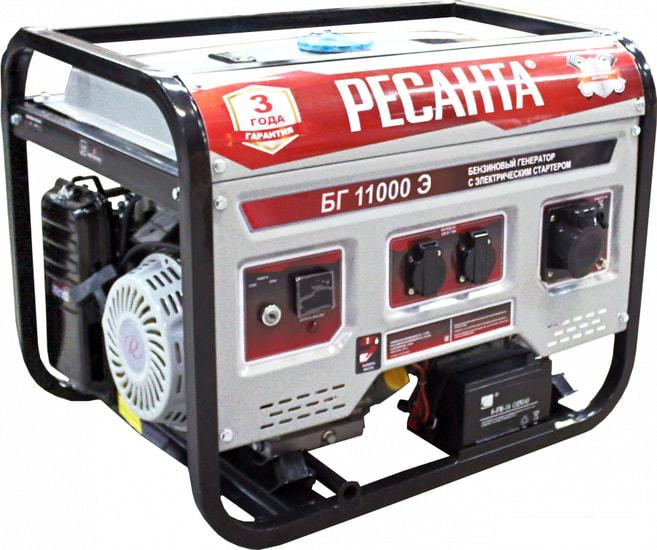 Бензиновый генератор Ресанта БГ 11000 Э - фото