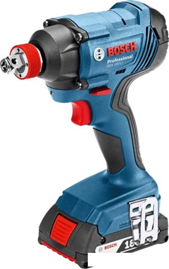 Гайковерт Bosch GDX 180-Li Professional 06019G5223 (с 2-мя АКБ, кейс) - фото