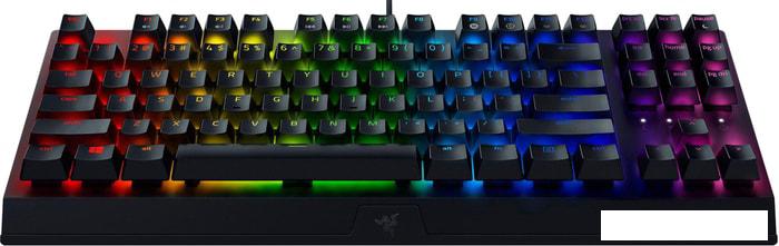 Клавиатура Razer BlackWidow V3 Tenkeyless Green Switch - фото