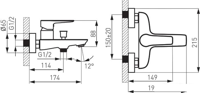 Смеситель Ferro Adore BDR1 - фото