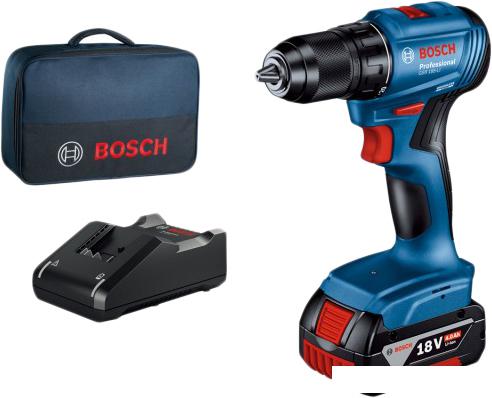 Дрель-шуруповерт Bosch GSR 185-LI Professional 06019K3005 (с 1-им АКБ, сумка) - фото