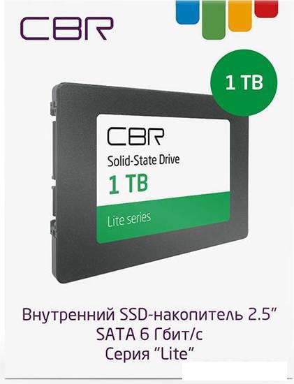 SSD CBR Lite 1TB SSD-001TB-2.5-LT22 - фото