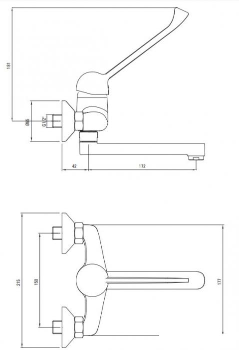 Смеситель Deante Joko Clinic BOJ 050C - фото