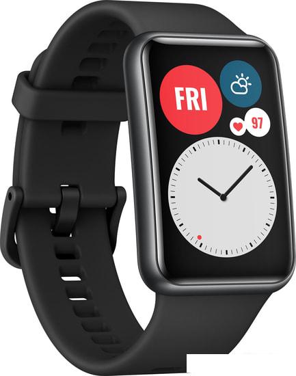 Умные часы Huawei Watch FIT (графитовый черный) - фото