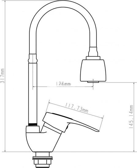 Смеситель Econoce EC0291WT - фото