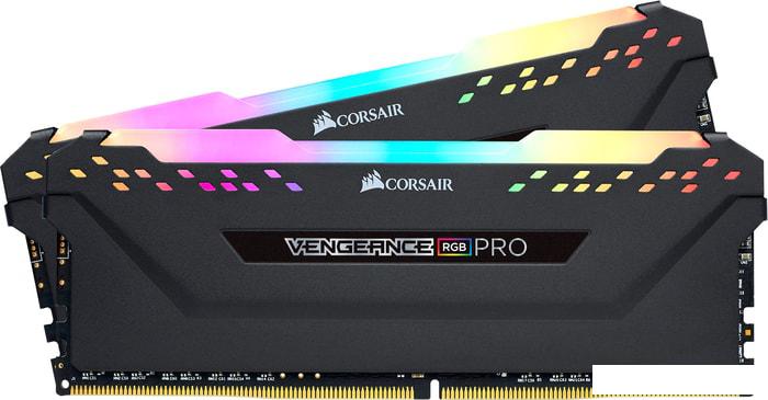 Оперативная память Corsair Vengeance PRO RGB 2x8GB DDR4 PC4-32000 CMW16GX4M2Z4000C18 - фото