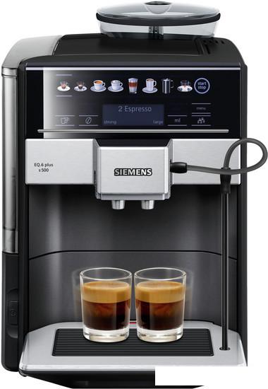 Эспрессо кофемашина Siemens EQ.6 plus s500 TE655319RW - фото