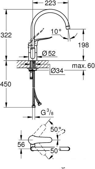 Смеситель Grohe Euroeco Special [32786000] - фото