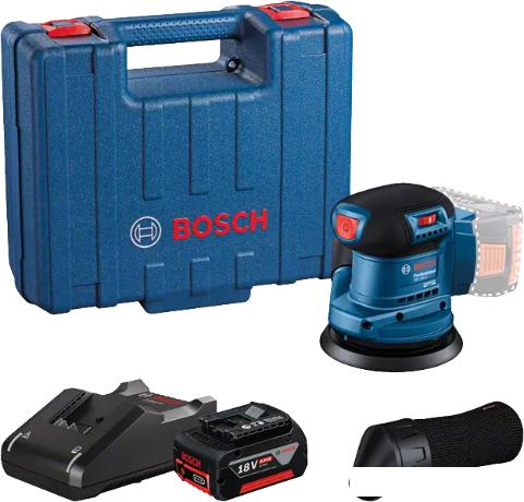 Эксцентриковая шлифмашина Bosch GEX 185-LI Professional 06013A5021 (с 1-м АКБ, кейс) - фото