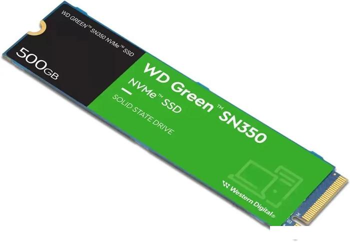 SSD WD Green SN350 500GB WDS500G2G0C - фото