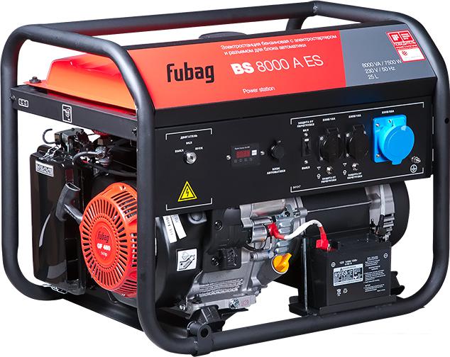 Бензиновый генератор Fubag BS 8000 A ES - фото