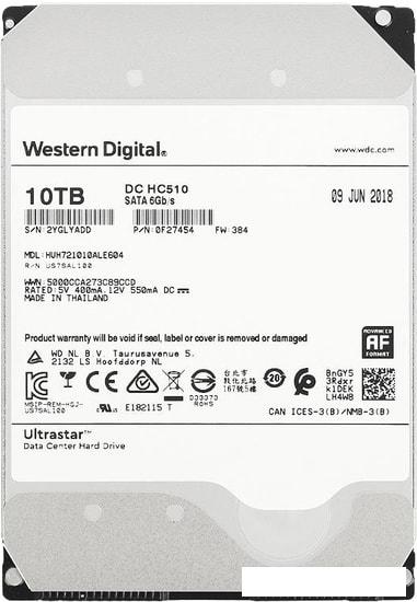 Жесткий диск WD Ultrastar He10 10TB HUH721010ALE600 - фото
