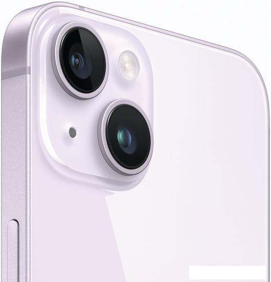 Смартфон Apple iPhone 14 Dual SIM 256GB (фиолетовый) - фото